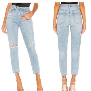 Agolde Jamie high rise classic in shakedown NWT